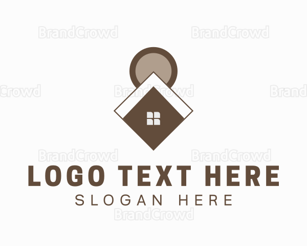 House Roofing Business Logo