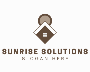 House Roofing Business logo design