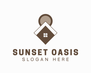 House Roofing Business logo design