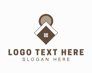 Architect - House Roofing Business logo design