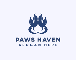 Paw Pet Grooming logo design