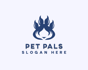 Paw Pet Grooming logo design