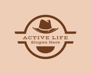 Countryside - Western Cowboy Hat logo design