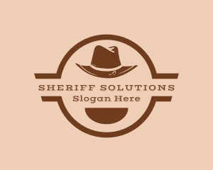 Western Cowboy Hat logo design