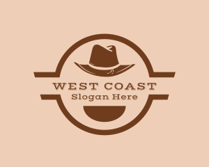 Western Cowboy Hat logo design