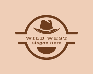 Western Cowboy Hat logo design