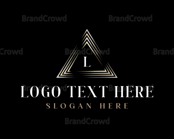 Luxury Apex Triangle Logo