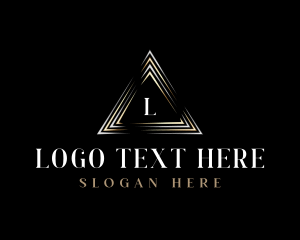 Triangle - Luxury Apex Triangle logo design