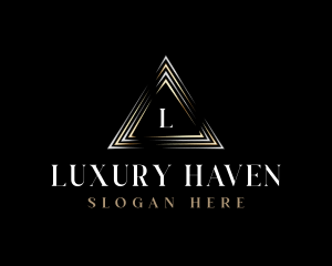 Luxury Apex Triangle logo design