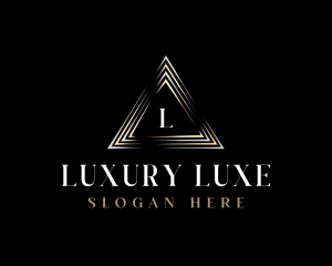 Luxury Apex Triangle logo design