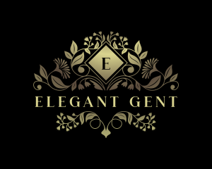 Floral Elegant Garden logo design