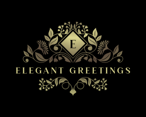 Floral Elegant Garden logo design