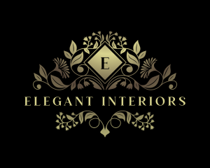 Floral Elegant Garden logo design