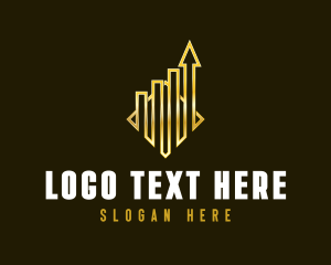 Marketing - Arrow Graph Marketing logo design