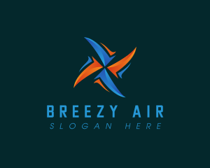 Air Conditioning HVAC logo design