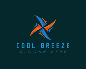 Air Conditioning HVAC logo design