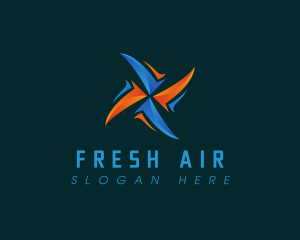 Air Conditioning HVAC logo design