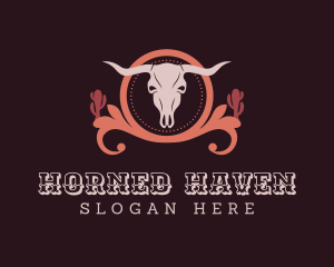 Western Buffalo Horns logo design