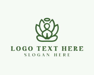 Angel - Holistic Wellness Yoga logo design