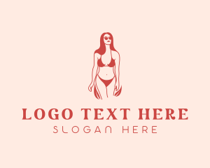 Feminine - Sexy Fashion Bikini logo design