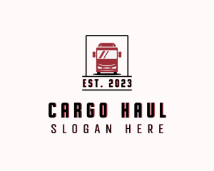 Truck Bus Auto Transport logo design