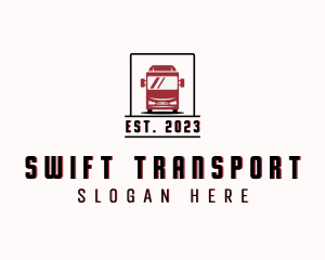 Truck Bus Auto Transport logo design