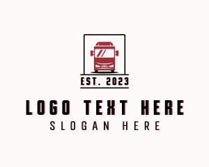 Logistics - Truck Bus Auto Transport logo design