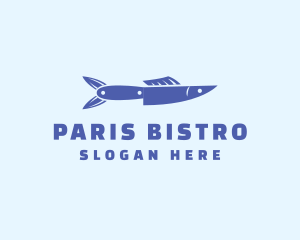 Culinary Fish Knife logo design