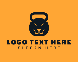 Personal Trainer - Lion Kettlebell Fitness logo design