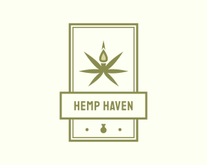 Hemp Leaf Extract logo design