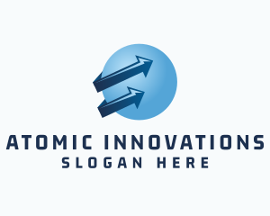 Global Tech Logistics logo design