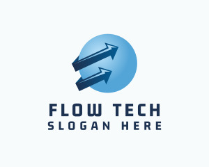 Global Tech Logistics logo design