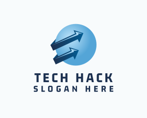 Global Tech Logistics logo design