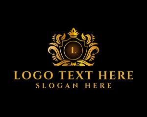 Gold - Crest Luxury Insignia logo design
