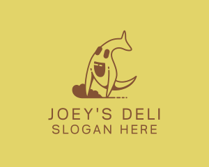 Joey - Australian Kangaroo Letter C logo design