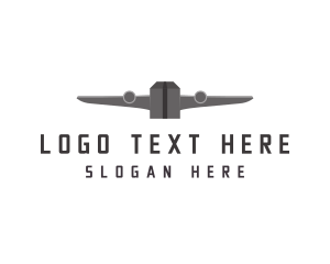 Flying  Cargo Plane Logo