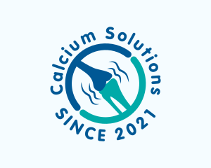 Calcium - Human Joints Treatment logo design