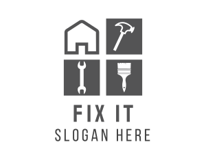 Home Repair Handyman logo design