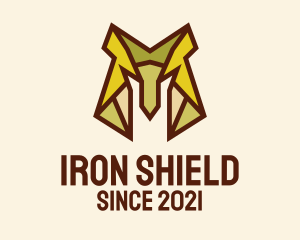 Armour - Wolf Warrior Helmet logo design
