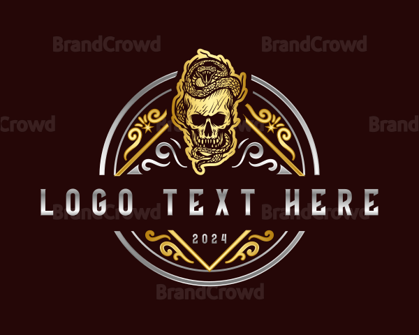 Skull Snake Venom Logo