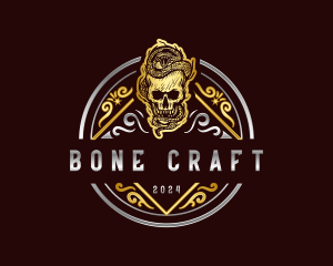 Bones - Skull Snake Venom logo design