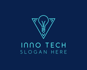 Innovation - Futuristic Bulb Innovation logo design