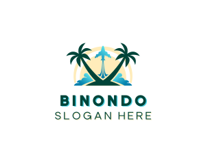 Holiday - Summer Island Getaway logo design