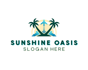 Summer Island Getaway logo design