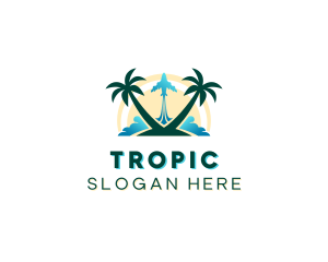 Summer Island Getaway logo design