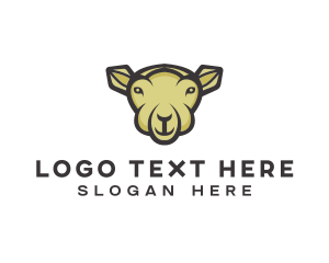 Farmer - Sheep Livestock Animal logo design
