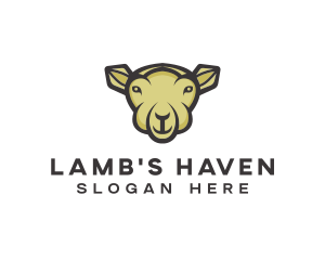 Sheep Livestock Animal logo design