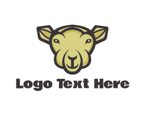 Cartoon - Sheep Cartoon logo design