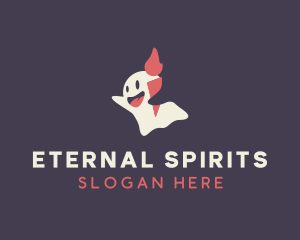 Spirit Ghost Torch logo design