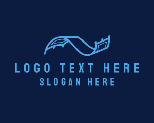 Textile - Fabric Flying Carpet logo design